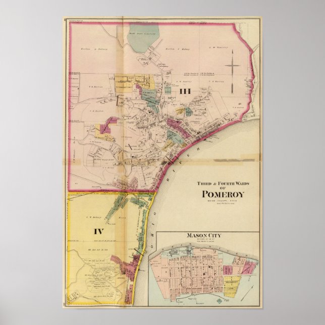 Affiche Troisième et quatrième rangs de Pomeroy (Devant)