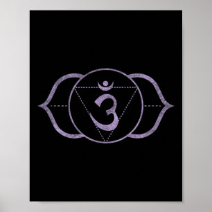 Affiche Troisième Œil Chakra Ajna – Méditation de Kundalin