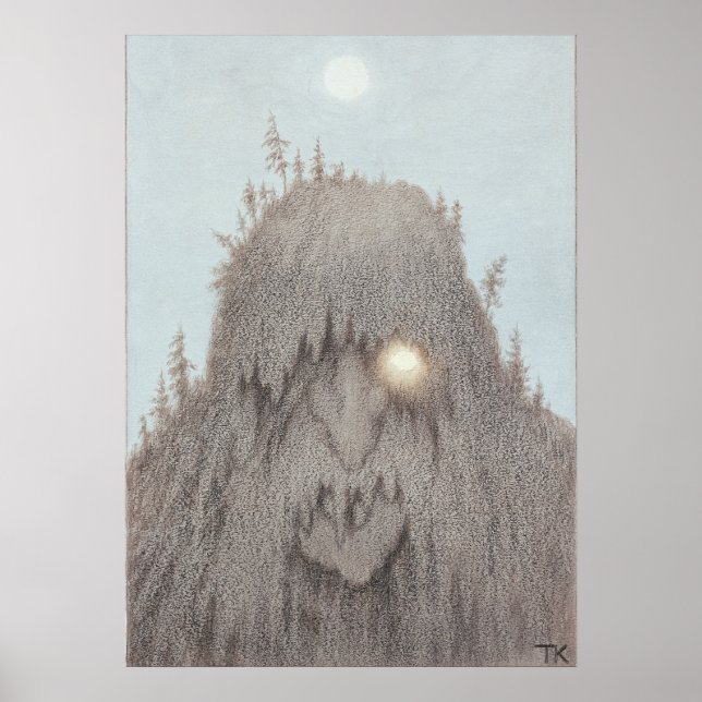 Affiche Troll forestier Theodor Kittelsen (Devant)