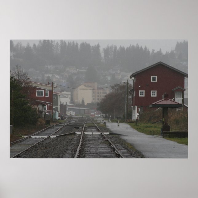 Affiche Trolly track Astoria Oregon Coast (Devant)