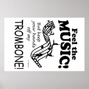 Affiche Trombone Sent La Musique