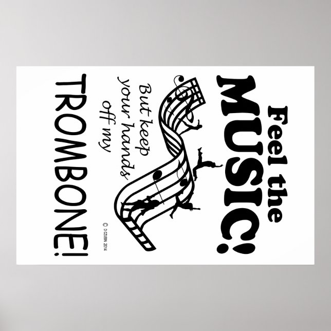 Affiche Trombone Sent La Musique (Devant)
