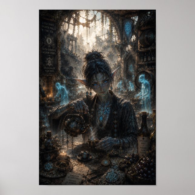 Affiche Tromperie / Maître de thé / Caverne de vinificatio (Devant)