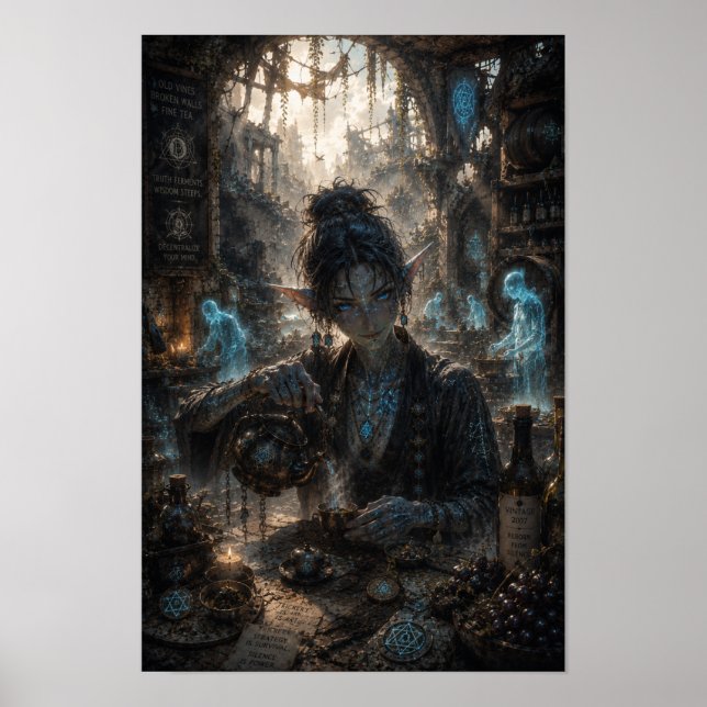 Affiche Tromperie / Maître de thé / Caverne de vinificatio (Devant)