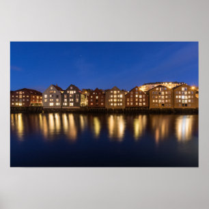 Affiche Trondheim Norvège