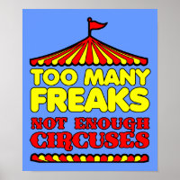 Trop de phénomènes de foire, pas assez de cirques 
