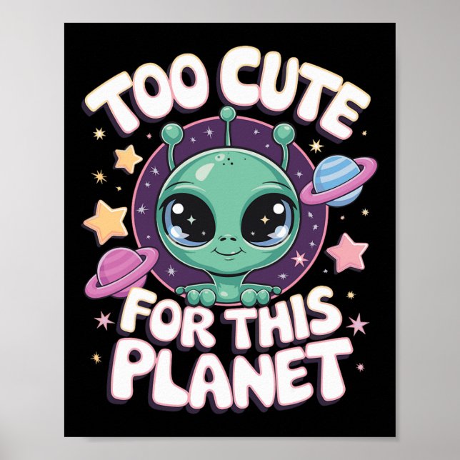 Affiche Trop mignon Pour Cette Planète (Devant)