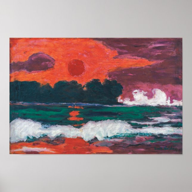 Affiche Tropensonne | Emil Nolde | (Devant)