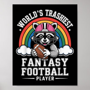 Affiche Trophée de perdant de football fantastique Dernièr