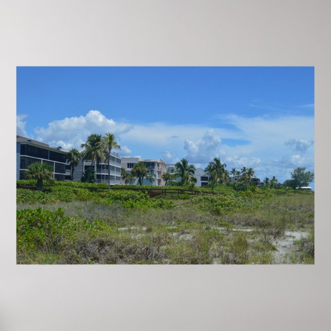Affiche Tropical Beach Island Vacation Paradise Photo (Devant)