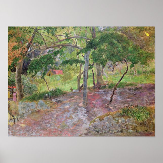 Affiche Tropical Landscape, Martinique, 1887 (Devant)