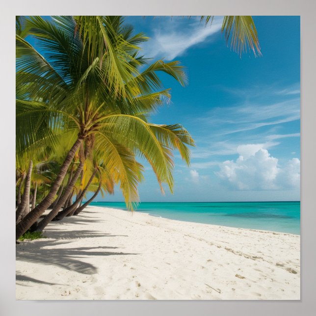 Affiche Tropical Paradise Beach (Devant)