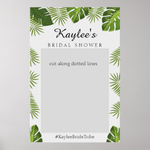 Affiche Tropical Party Photo Booth Frame