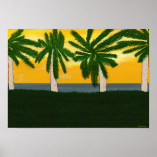 Affiche tropicale