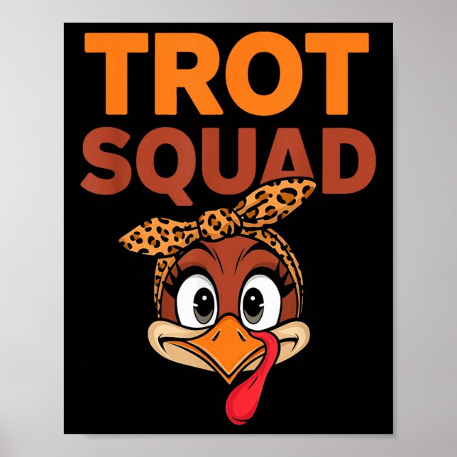 Affiche Trot Squad Drôle Turquie Face Hommes D'Action De G (Devant)