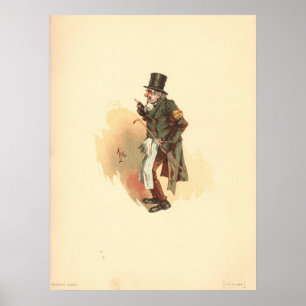 Affiche Trotty Veck par Kyd - The Chimes de Charles Dicken