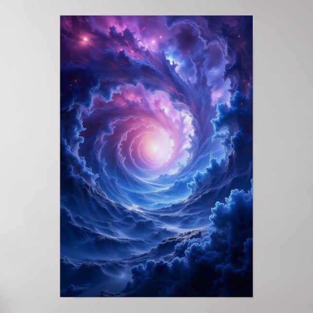 Affiche Trou bleu-violet (Devant)