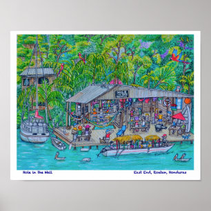 Affiche Trou dans la barre murale