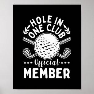 Affiche Trou de golf dans un club Golf Club Golf Golf Golf