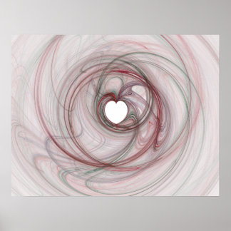 Affiche Trou en forme de coeur