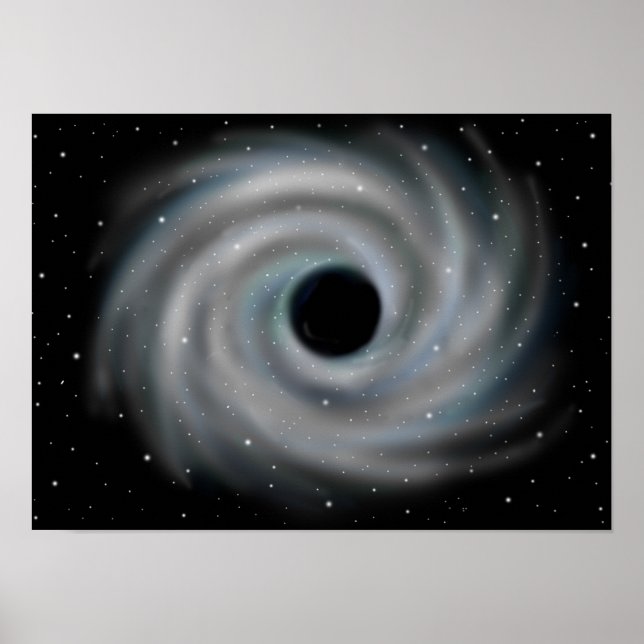 Affiche Trou noir. Abîme de l'univers. (Devant)
