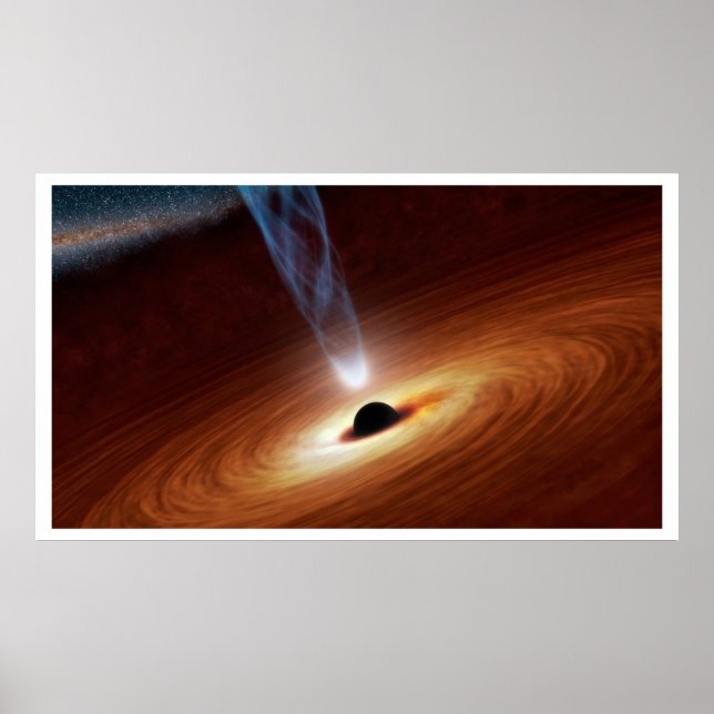 Affiche Trou noir supermassif (Devant)