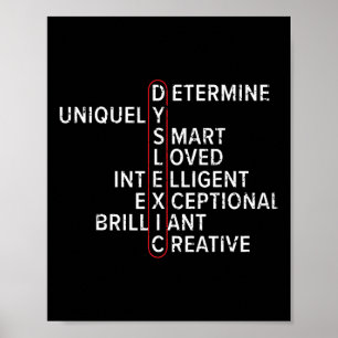 Affiche Trouble d'apprentissage de la lecture de sensibili