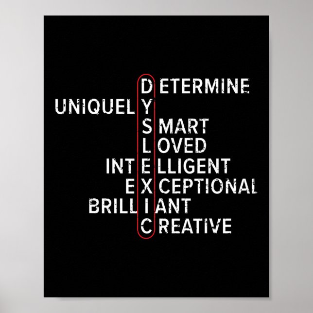 Affiche Trouble d'apprentissage de la lecture de sensibili (Devant)