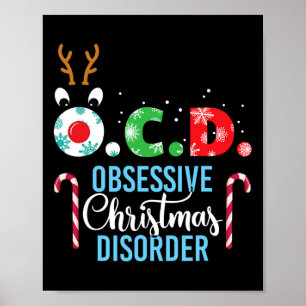 Affiche Trouble de Noël obsessionnel ! Reindeer Antlers Gi