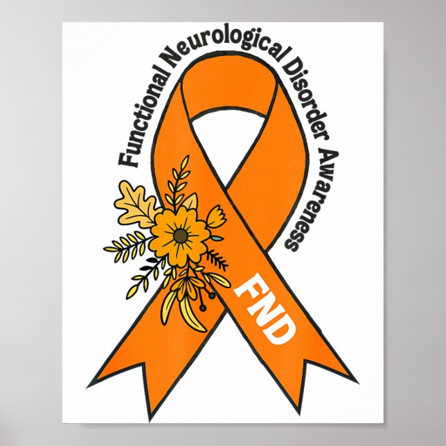 Affiche Trouble Neurologique Fonctionnel Sensibilisation T (Devant)