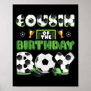 Affiche Troup de foot Cousin du garçon qui fête son annive