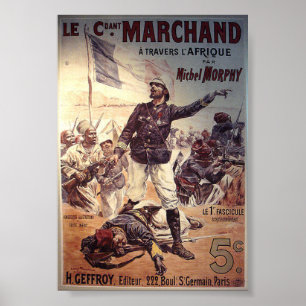 Affiche Troupes Coloniales Françaises En Afrique
