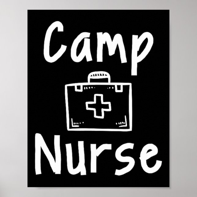 Affiche Trousse de premiers soins pour infirmière de camp  (Devant)