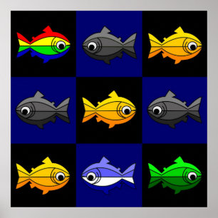 Affiche Trousses arc-en-ciel