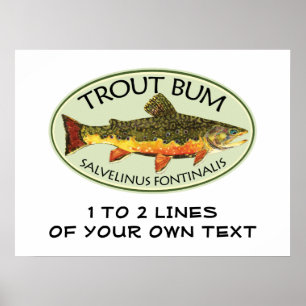 Affiche Trout Fishing