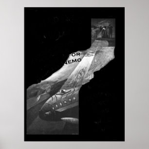 Affiche Trouver Nemo Jules Vernes Nouveau Livre Steampunk