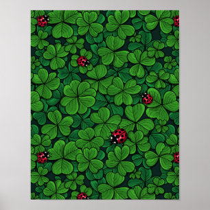 Affiche Trouvez le trèfle chanceux