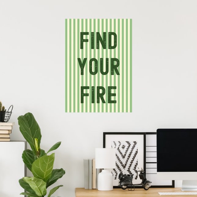 Affiche Trouvez votre feu (Bureau à domicile)