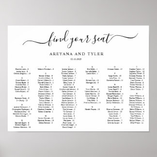 Affiche Trouvez votre siège