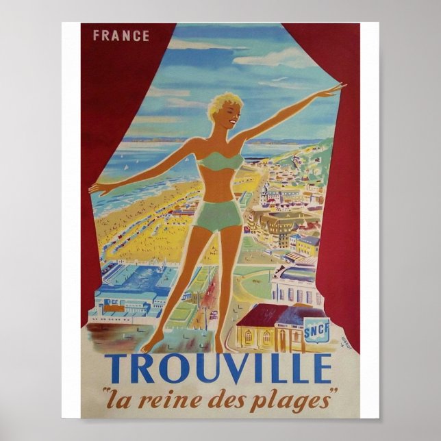 AFFICHE TROUVILLE (Devant)
