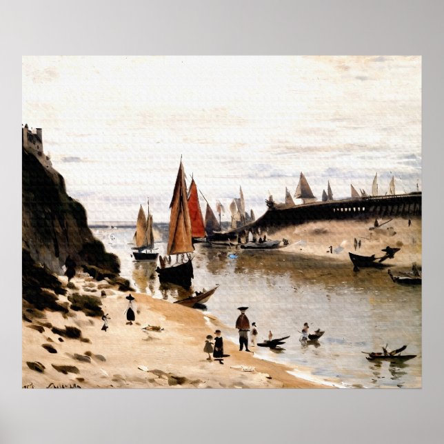 Affiche Trouville Breakwater (Devant)