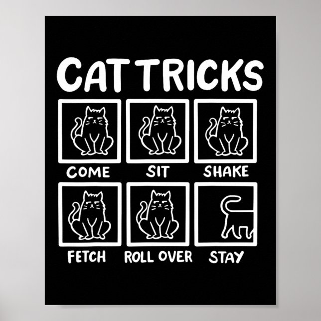 Affiche Trucs De Chat Drôle Cadeaux Amoureux de les chats  (Devant)