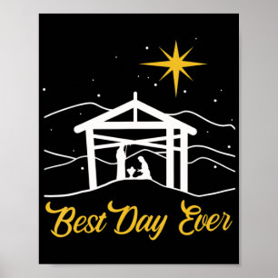 Affiche True Story Christmas Jesus Nativity gift, Christia