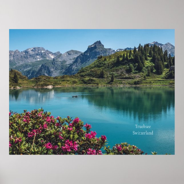 Affiche Truebsee, Suisse photographie paysage (Devant)