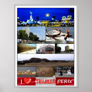 Affiche Trujillo I Love - Peru -