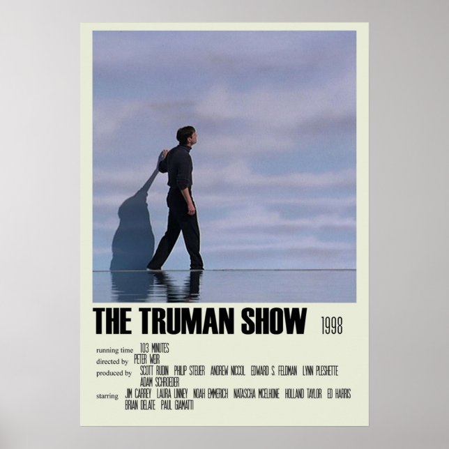 Affiche Truman Show Alternative Art Movie Large 4 (Devant)