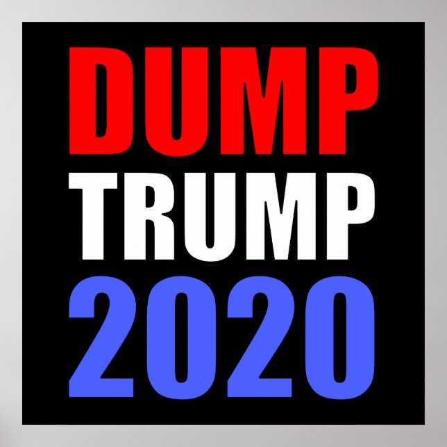 Affiche Trump 2020 contre Trump (Devant)