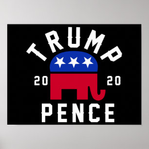 Affiche Trump 2020 Pence