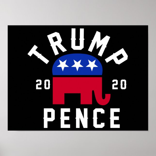 Affiche Trump 2020 Pence (Devant)