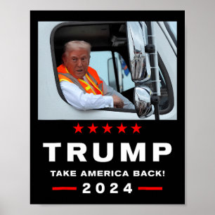 Affiche Trump 2024 A Conduit L'Amérique À L'Occasion De Tr